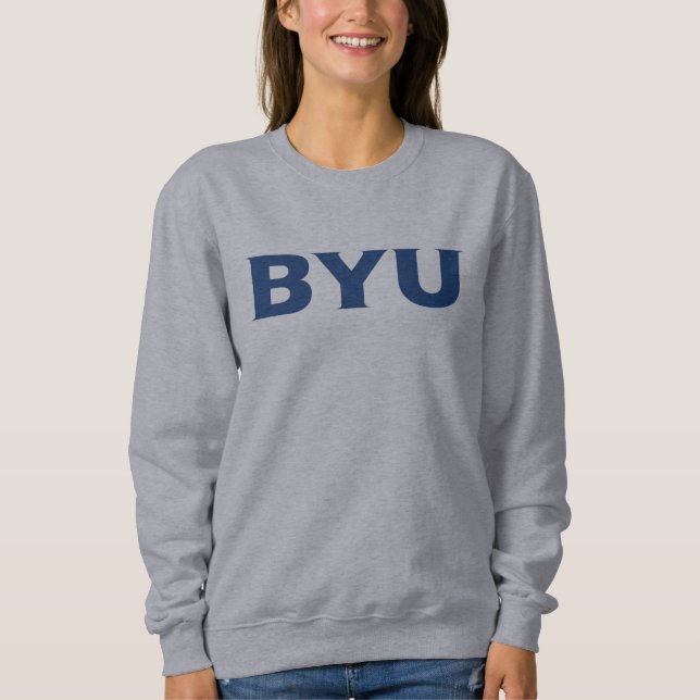 BYU Text Logo Sweatshirt (Front)