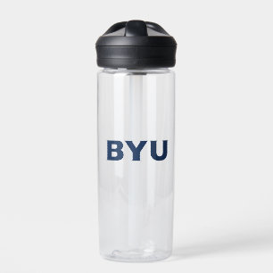 BYU Text Logo Water Bottle