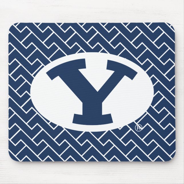 BYU Y | Fret Pattern Mouse Pad (Front)
