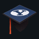 BYU Y GRADUATION CAP TOPPER<br><div class="desc">Check out these new Brigham Young University designs!  Get all the latest Cougar gear here. All of these Zazzle products are customizable with your class year,  name,  and club. These products make perfect gifts for the BYU student,  alumni,  family,  friend,  or fan in your life. Go Cougs!</div>