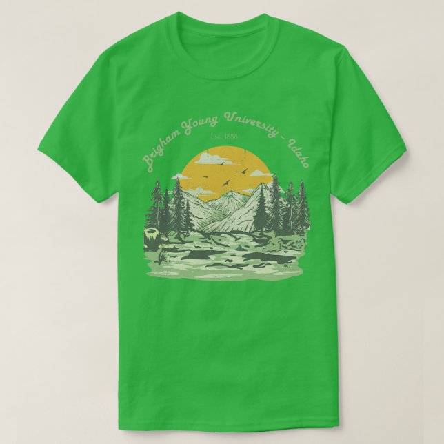 BYUI Rexburg Idaho Est 1888 T-Shirt (Design Front)
