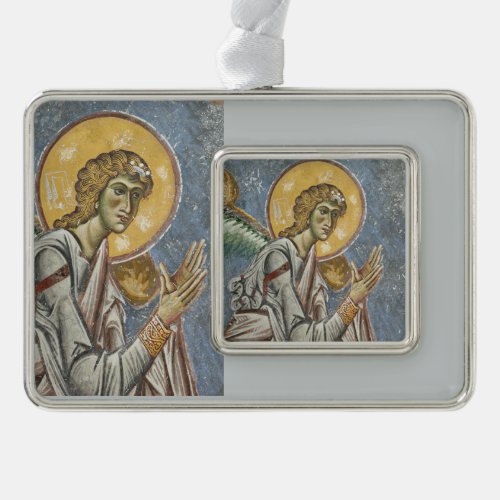 Byzantine Angel with Folded Hands Christmas Ornament