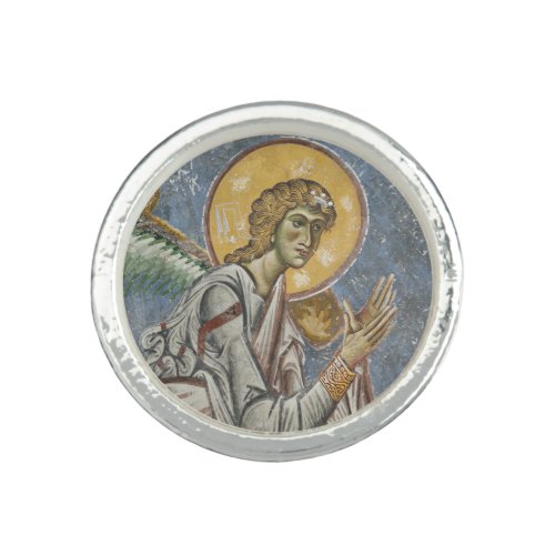 Byzantine Angel with Folded Hands Ring