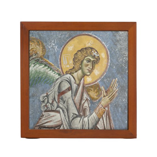 Byzantine Angel with Hands Folded PencilPen Holder