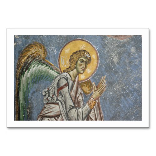 Byzantine Angel with Hands Folded Table Number