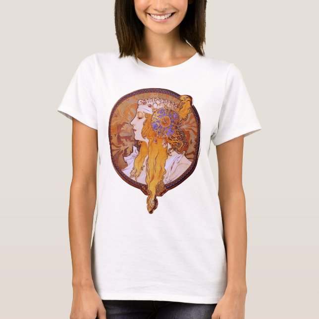 Byzantine Blonde by Mucha T-Shirt (Front)