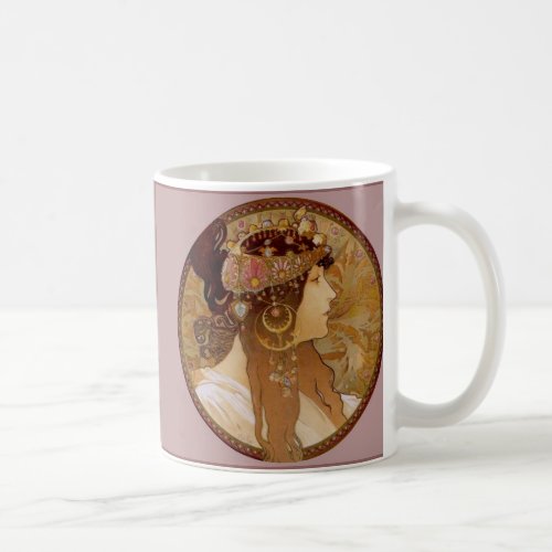 Byzantine Brunette 1897 Coffee Mug