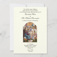 Byzantine Catholic Ivory Wedding Reception Combo
