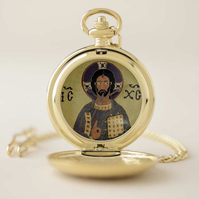 Byzantine Christian Jesus Religious Jewelry Watch (Inside)