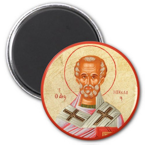 Byzantine Christian Orthodox Icons St Nickolas Magnet