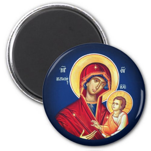 Byzantine Christian Orthodox Icons Virgin Mary Magnet
