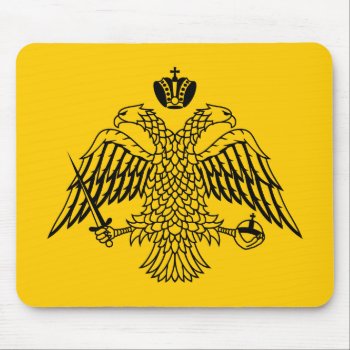 Byzantine Empire Flag Mouse Pad by GrooveMaster at Zazzle