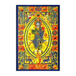 Byzantine folk art Jesus