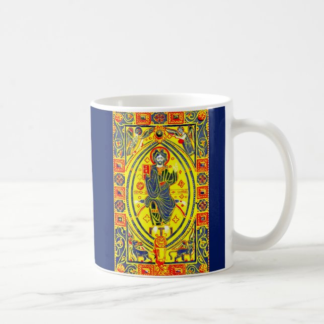 Byzantine folk art Jesus Coffee Mug (Right)