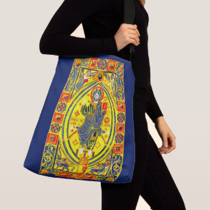 Byzantine folk art Jesus Crossbody Bag
