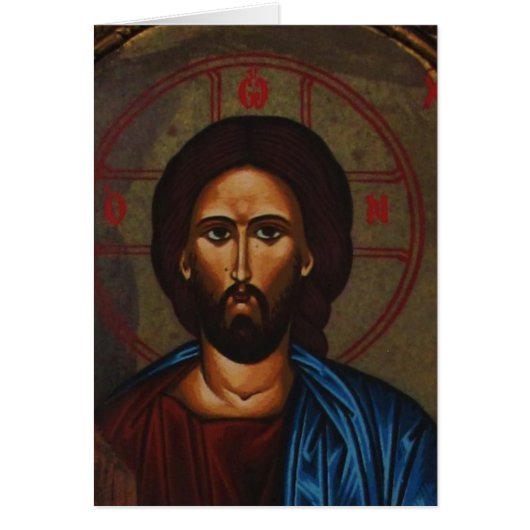 Byzantine Greek Orthodox Icon JESUS CHRIST (Front)