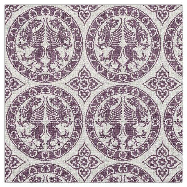 Byzantine Griffins Fabric (Swatch)