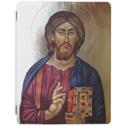 Byzantine Icon of Christ Pantocrator iPad Smart Cover