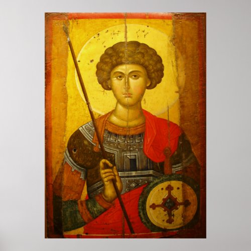 Byzantine Knight Poster