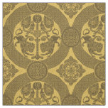 Byzantine Lions and Birds Fabric