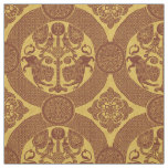 Byzantine Lions and Birds Fabric