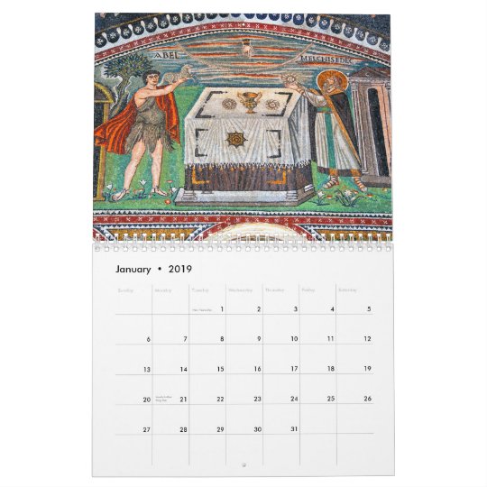 Byzantine Mosaic Calendar 2012