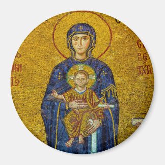 Byzantine Saint Mary Theotokos Magnet Hagia Sophia