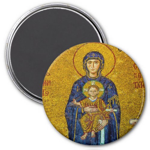 Byzantine Saint Mary Theotokos Magnet Hagia Sophia