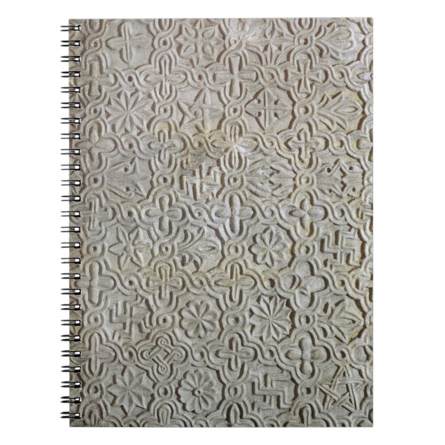 Byzantine slab with cruciform decoration, 12th-14t notebook (Front)