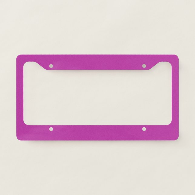 Byzantine (solid color)  license plate frame (Front)