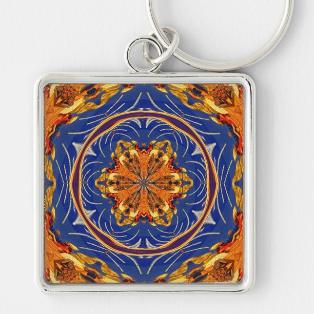 Byzantine Tile Keychain (Front)