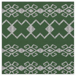 Byzantium Green and Silver Fabric