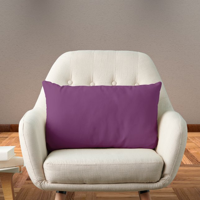 Byzantium Solid Color Lumbar Pillow (Creator Uploaded)