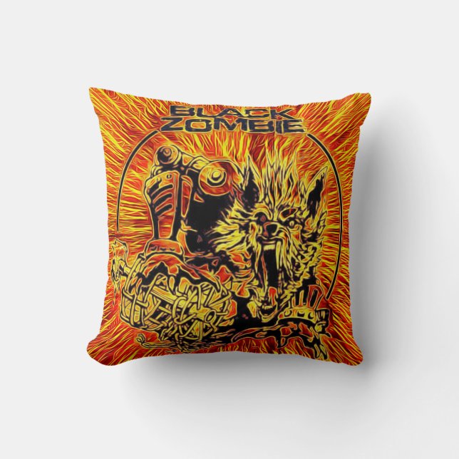 BZ Lycan Throw Pillow (Front)