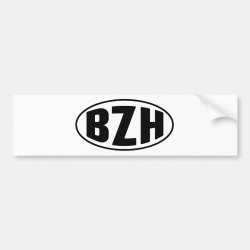 BZH Breton Breizh Bumper Sticker