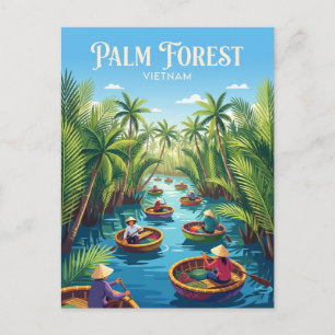 Cẩm Thanh Nipa Palm Forest Vietnam Postcard