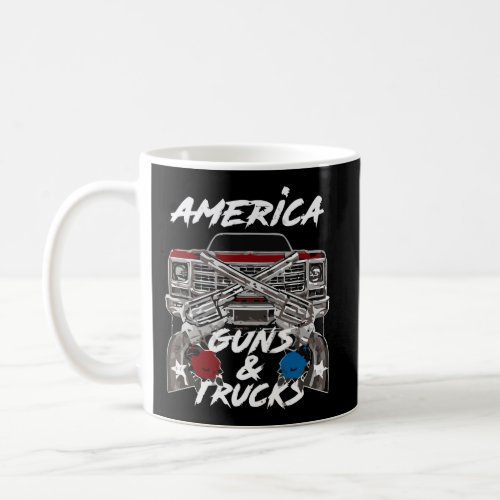 C10 K5 Squarebody Truck America Guns Patriot Subur Coffee Mug