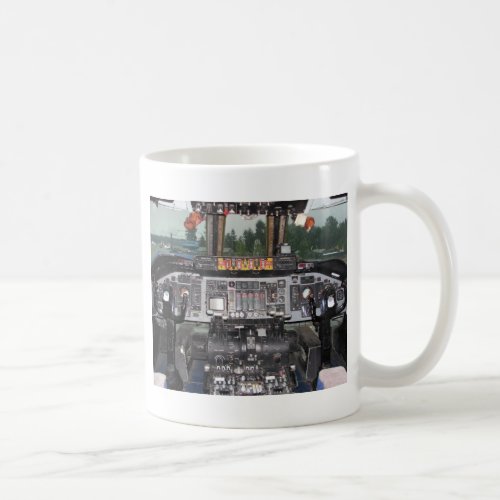 C141 Starlifter Aircraft Cockpit Coffee Mug