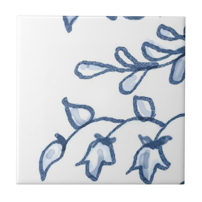 C1 - Delft Basket Mural Tile - C1 (Front)