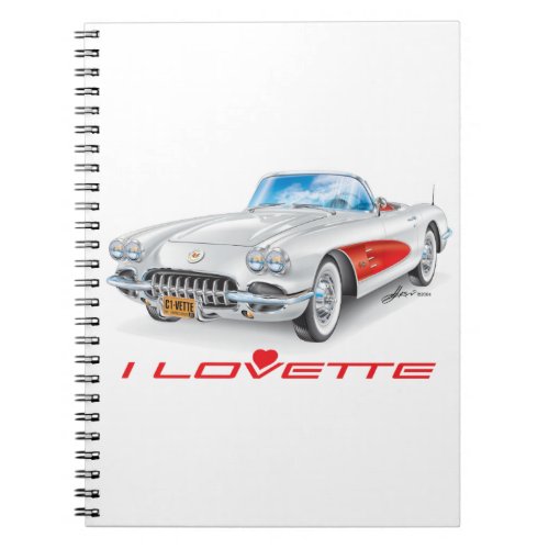 C1_WHITE_ILovette Notebook