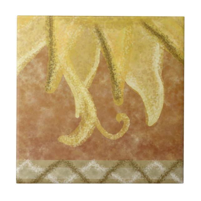 C2 - Sunface Mural, Bottom Middle - C2 Tile (Front)