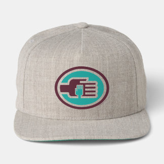 C2B: 5-Panel Classic Snapback-H Grey Snap Back Hat