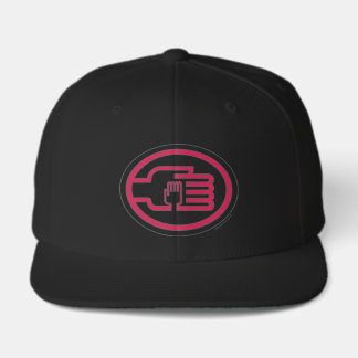 C2B: 6 Panel Classic Snapback-BLK Visor