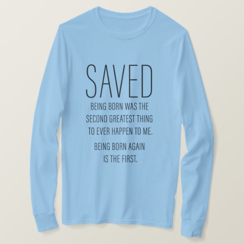 C2B SAVED Basic Long Sleeve T_Shirt