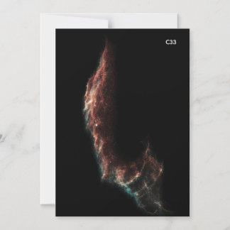 C33 Veil Nebula Magnetic Invitation