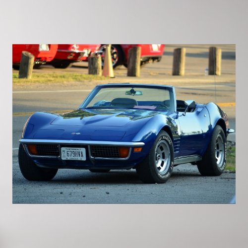 C3 Corvette convertible Poster