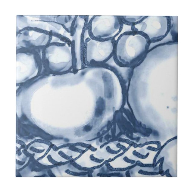 C3 - Delft Basket Mural Tile - C3 (Front)