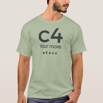 C4 Chess Shirt Tee | Series 1 by TheLazyBishop at Zazzle