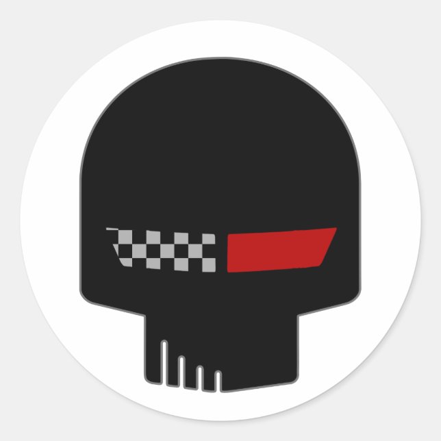 C4 Corvette JAKE Decal 3" Classic Round Sticker (Front)