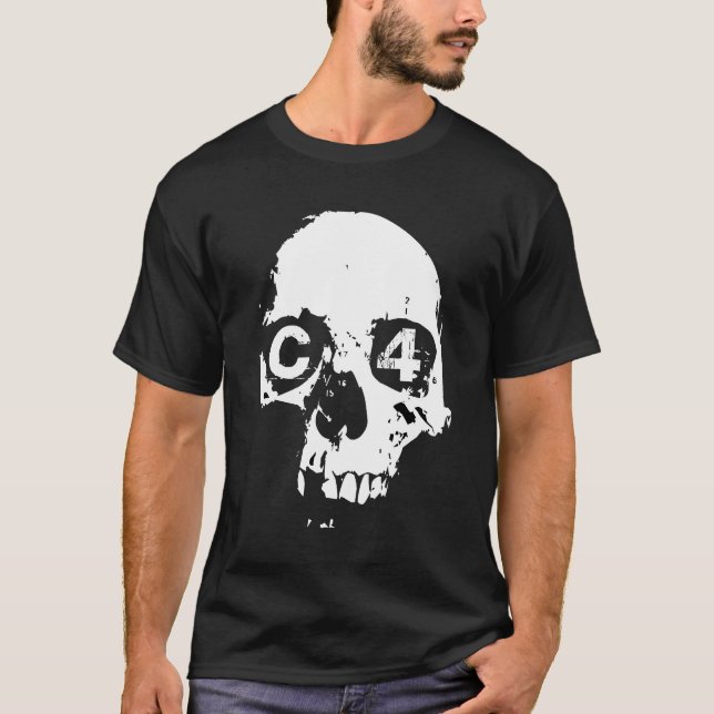 C4 Scooters Skull Shirt (Front)